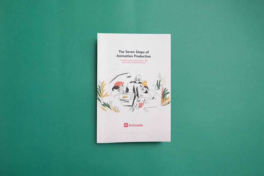 "The Seven Steps of Animation Production" by Animade printed by Newspaper Club