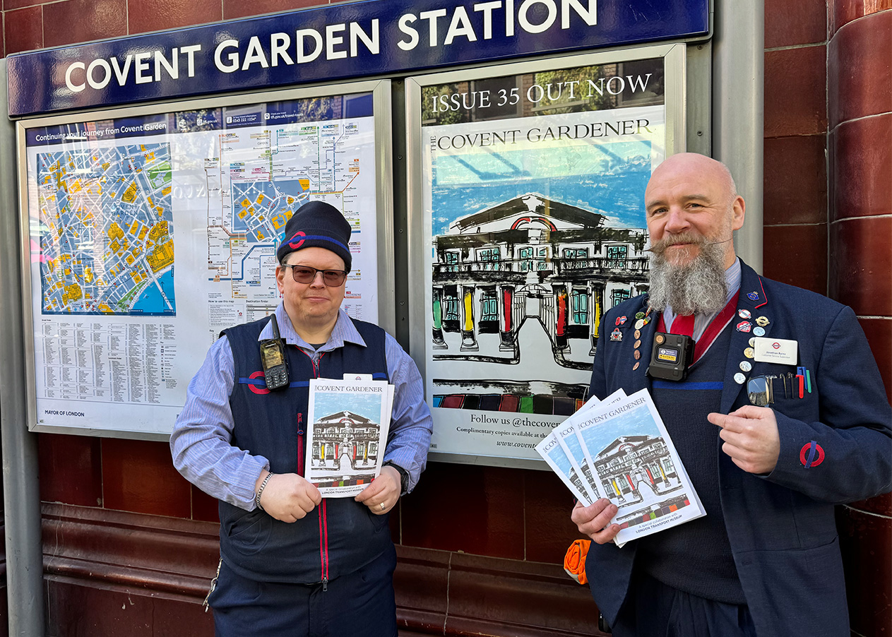 The Covent Gardener special edition newspaper in partnership with The London Transport Museum