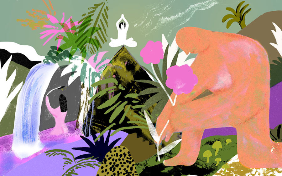 Illustration by Lucy Sherston for Quartz