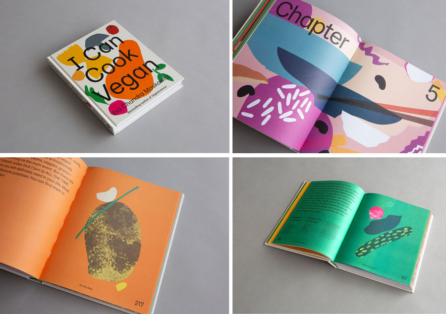 Details from I Can Cook Vegan by Isa Chandra Moskowitz, illustrated by Lucy Sherston