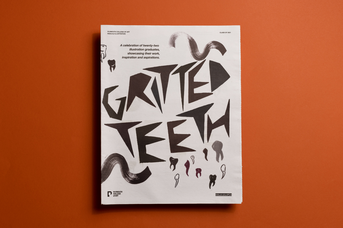 Gritted teeth student newspaper printed by Newspaper Club.