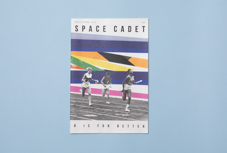 Illustrated zine Space Cadet, published by ROBIN SCHEINES & NATALIA OLBINSKI. Printed by Newspaper Club.