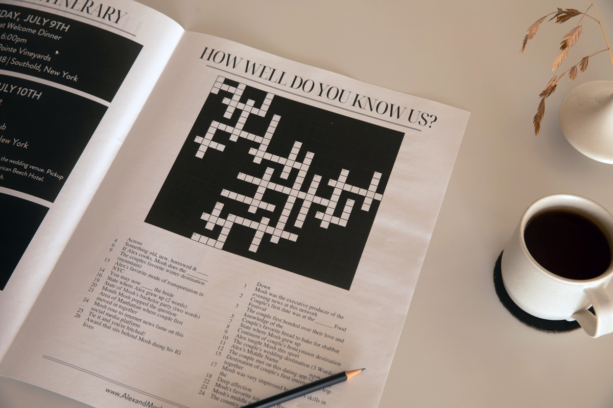 The ultimate guide to making a wedding newspaper