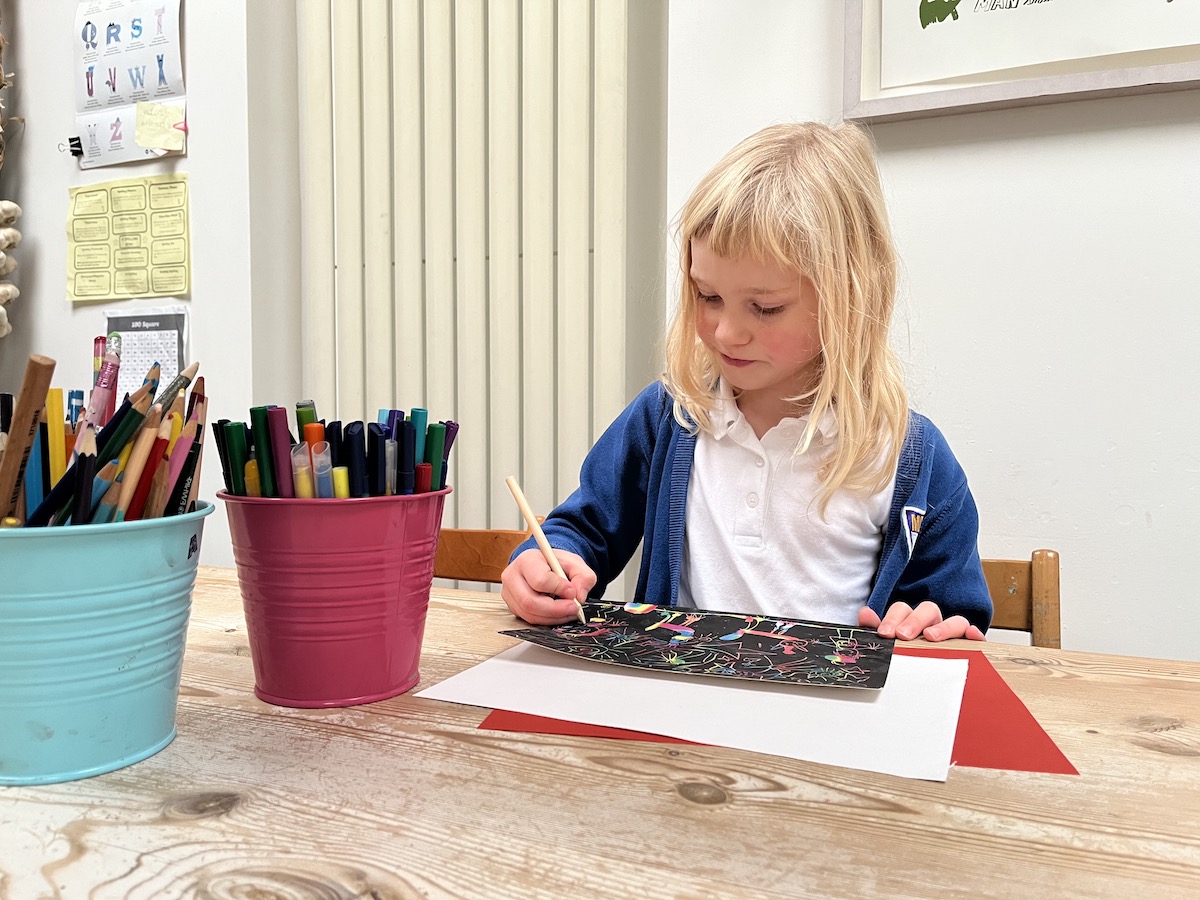 Newsprint wrapping paper. A step-by-step guide to making your own wrapping paper