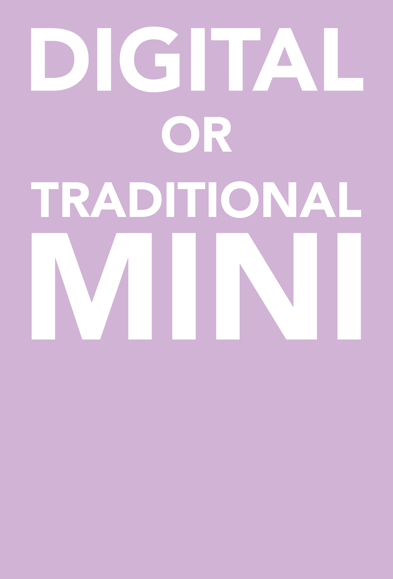 Front cover of canva Digital Mini template