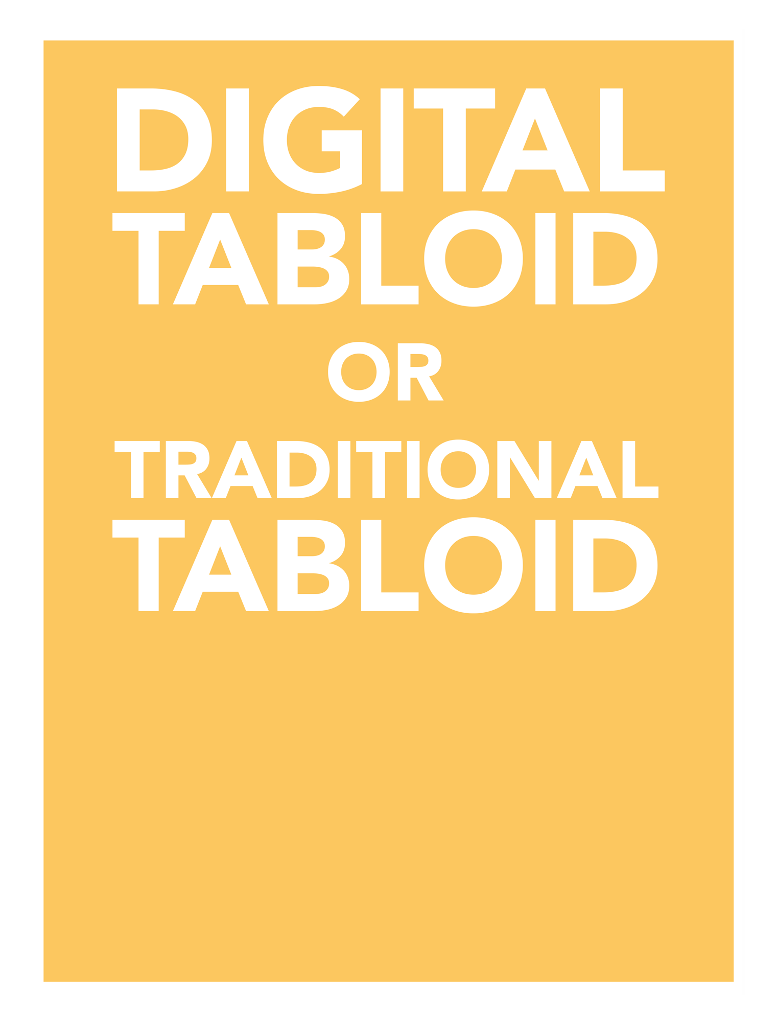 Front cover of canva Digital Tabloid template