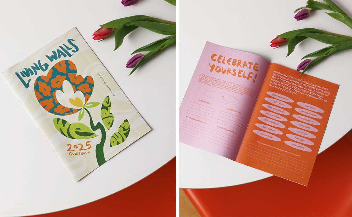 Living Walls newspaper zine