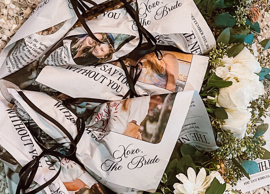 Bridesmaid proposal newspapers by Newspaper Club