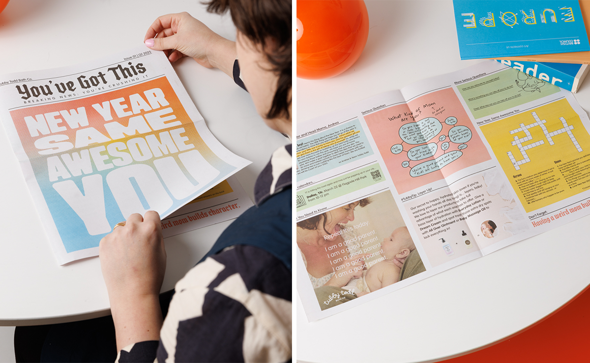 Tubby Todd marketing newspaper