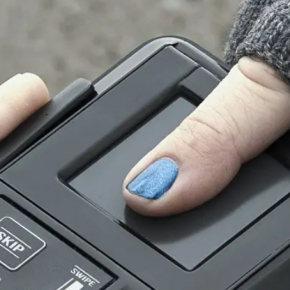 Gigital ID Identity future with biometric fingerprint technology